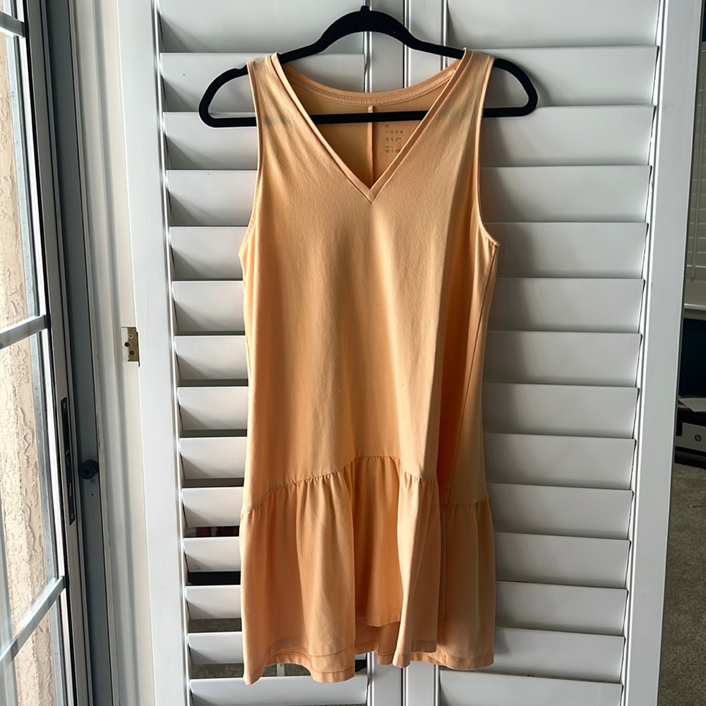 Orange tshirt dress